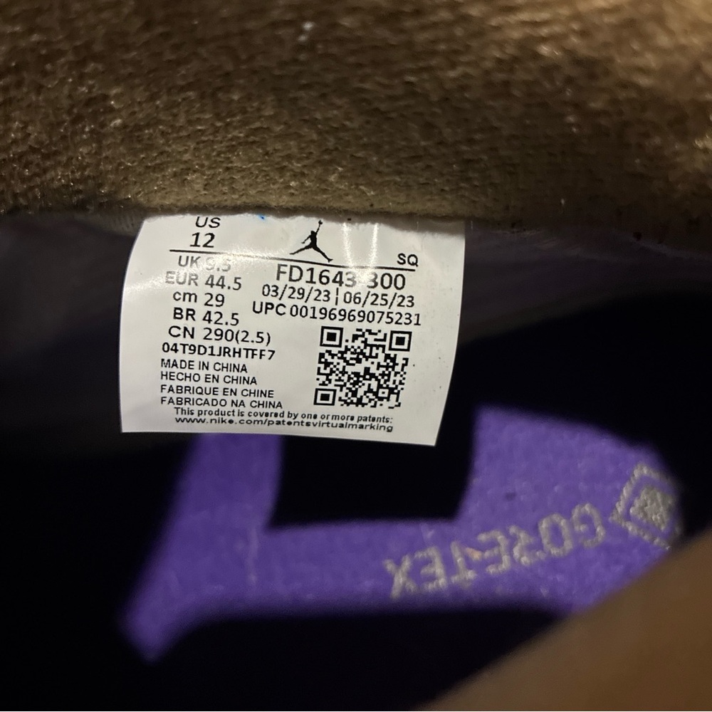 Gore-Tex air Jordan 6